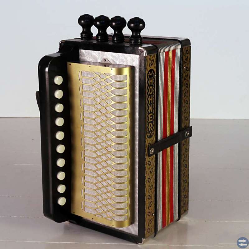 Enradigt dragspel Hohner mm.
