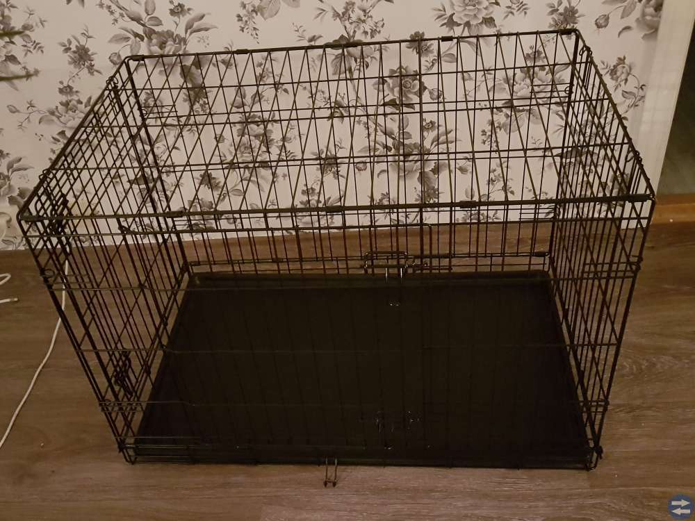 Savic hundmetallbur 91x57x92