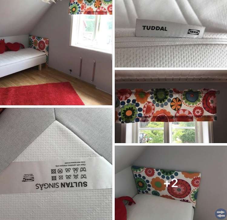 Säng, sänggavel mm