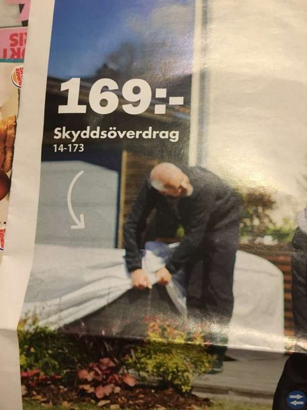 Skyddsöverdrag till trädgårdsmöbler