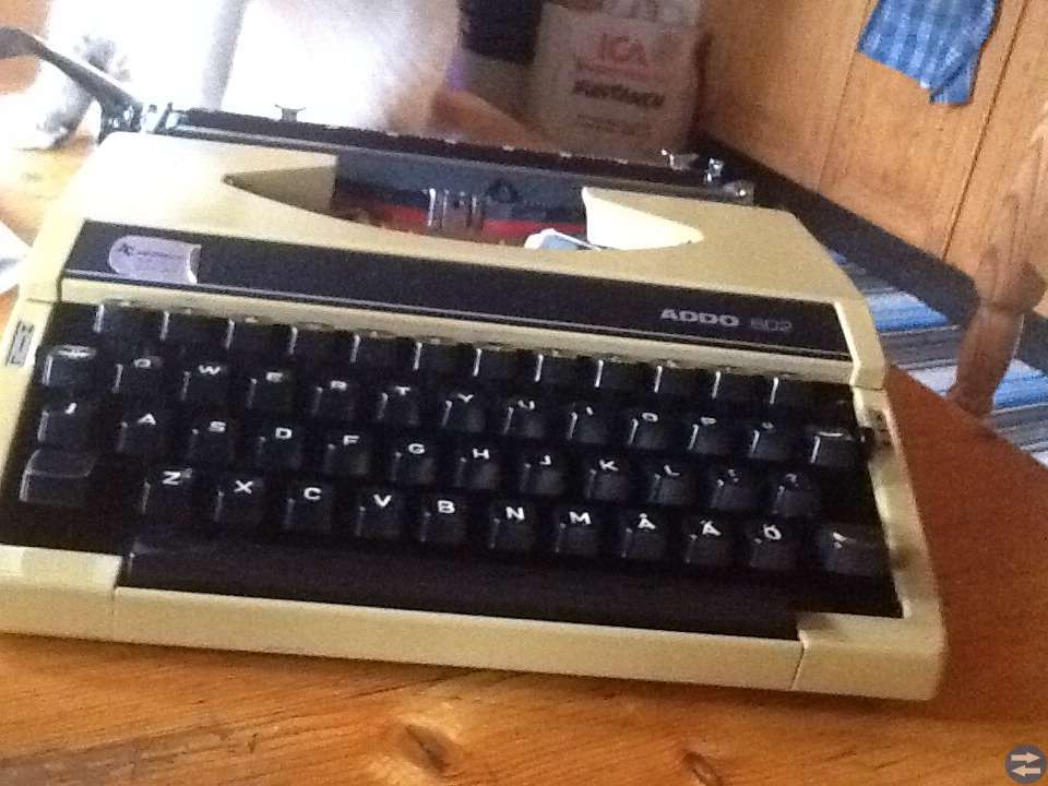 Skriv maskin Addo 602 gammal räkne maskin 175kr