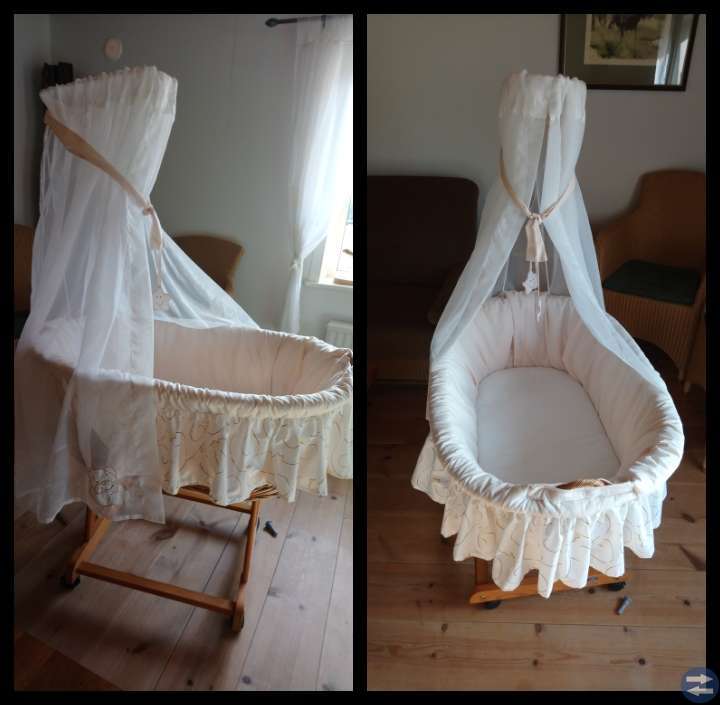 Babykorg säng på hjul