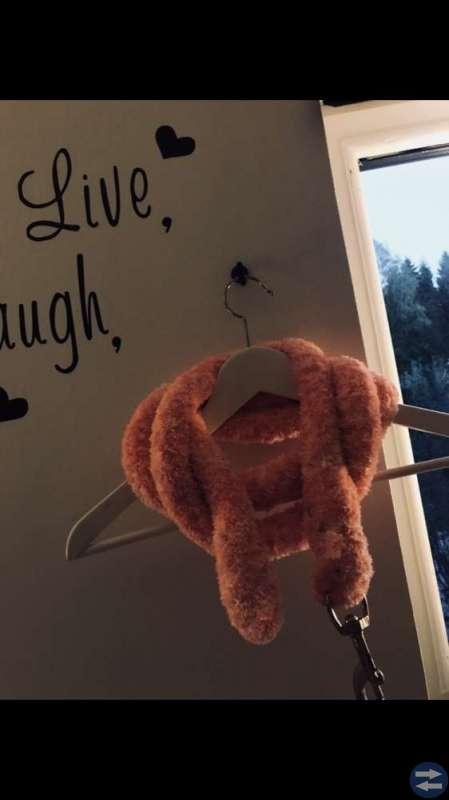 Ljus rosa grimskaft med glitter