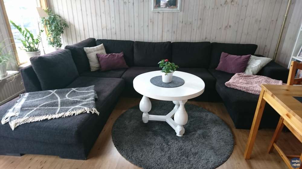 Svart Divansoffa