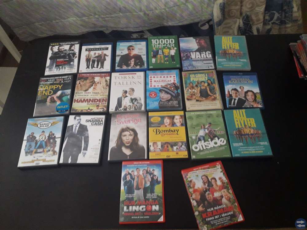 Massa svenska dvdfilmer