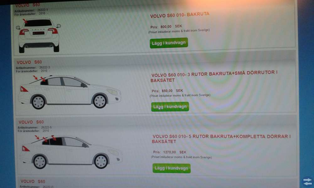 Insynsskydd i plexiglas till Volvo( Solarplexius )