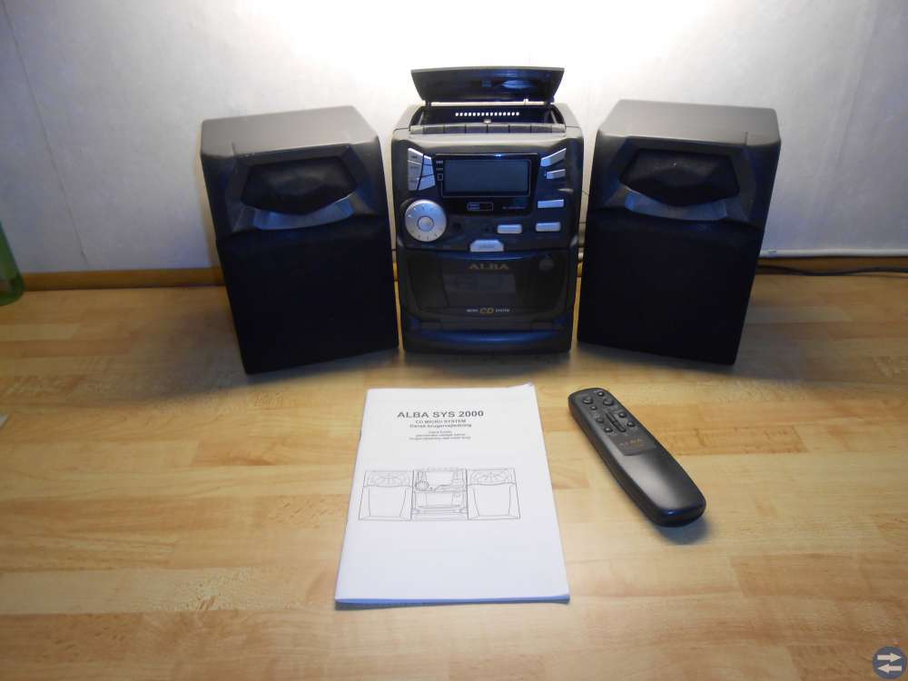Radio med cd spelare