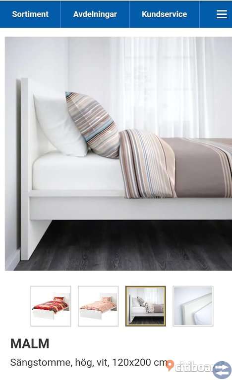 Ikea Malm sängstomme