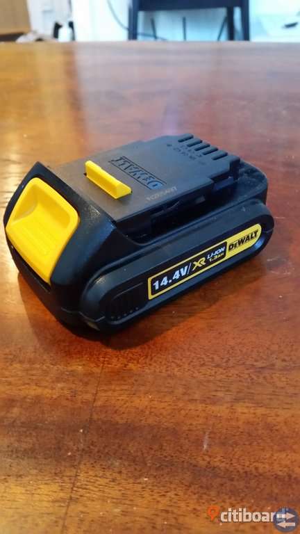 Dewalt batteri. 14,4 V Li-Ion XR 1.3ah.