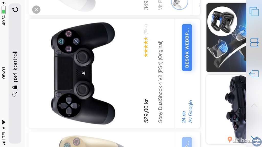 Köper Ps4 handkontroll (v2)