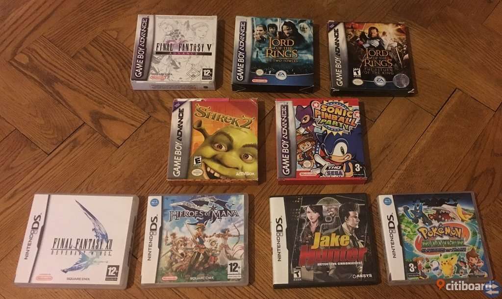 Spel till Game Boy Advance och Nintendo DS