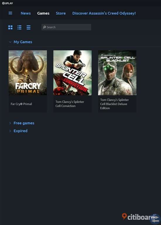 Uplay konto 1 av 2 - Far Cry Primal, Tom Clansy's Splinter Cell Conviction, Tom Clansy's Splinter Ce