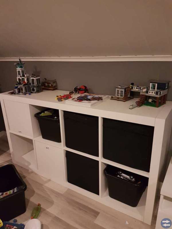 Kallax hylla med 8 fack