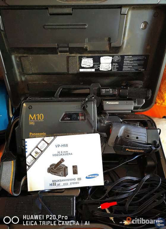 Retro VHS Panasonic Up-H68 videokamera