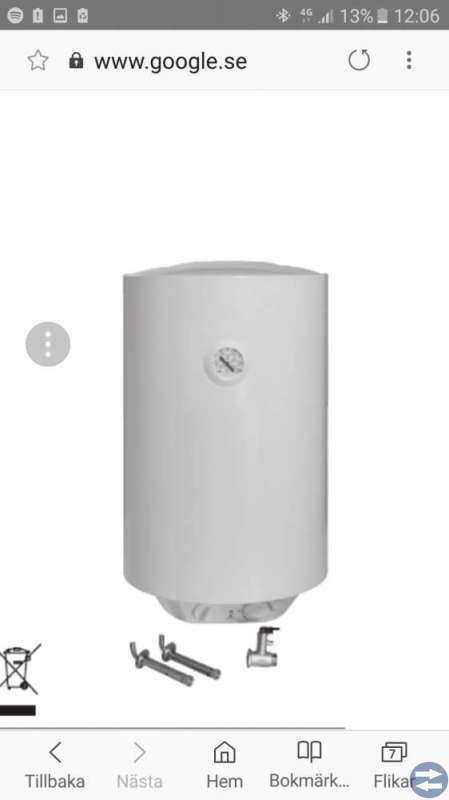 Varmvattenberedare 100L