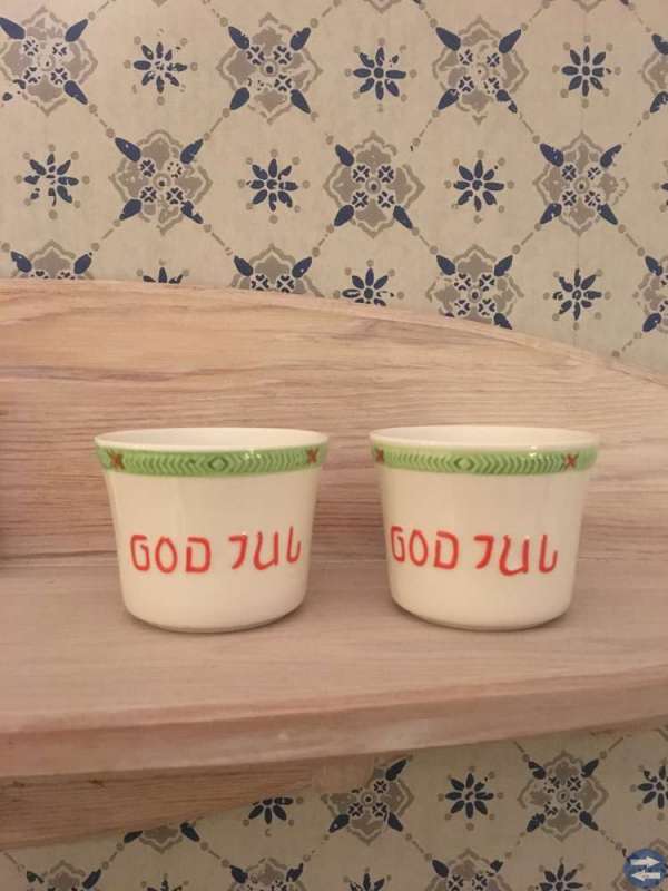 Glöggmuggar Rörstrand God Jul