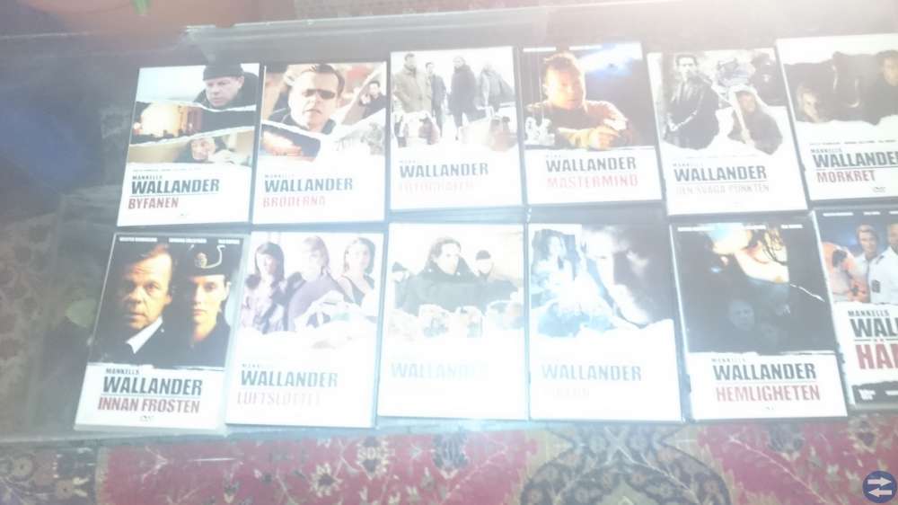 12 st Wallander Dvd filmer