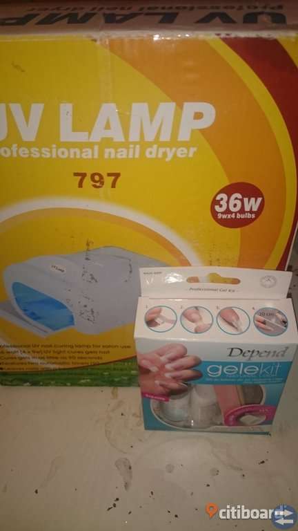 Uv lampa för naglar 36 W och Depend start kit