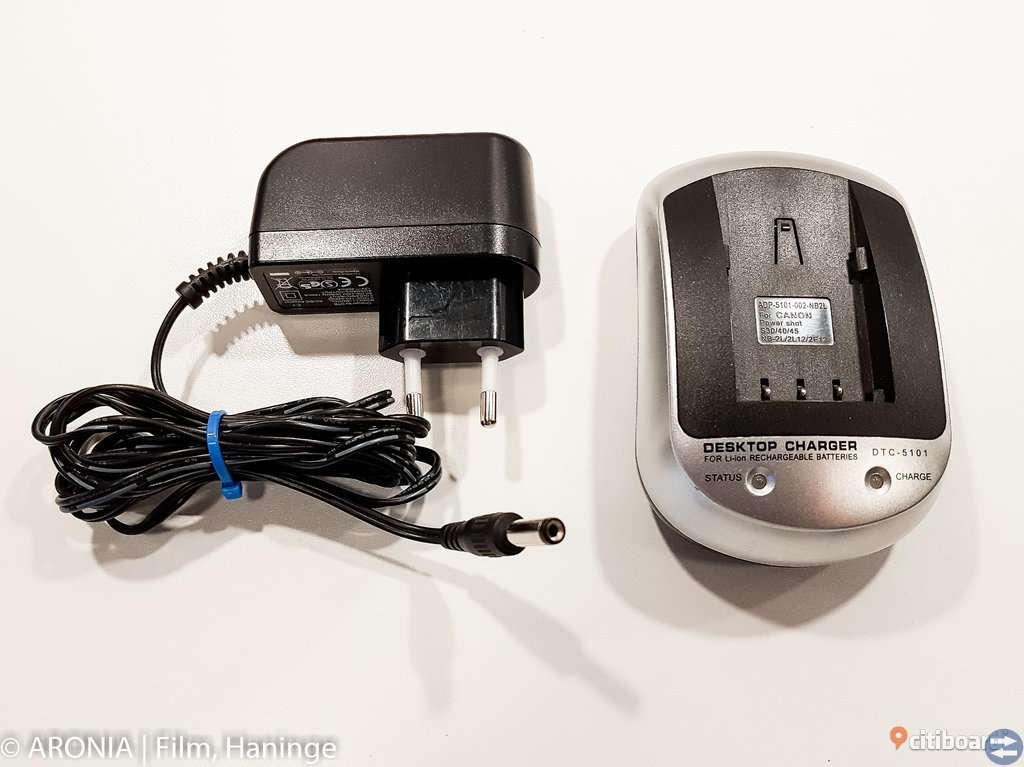 LADDARE FÖR CANON NB- OCH BP- BATTERIER