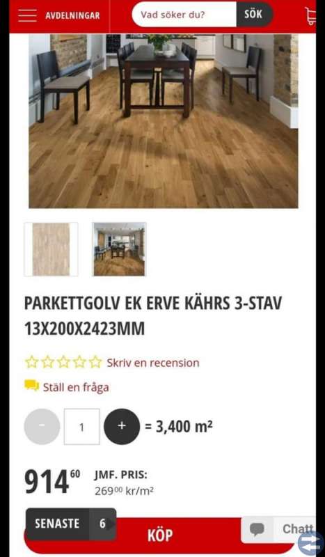 Parkettgolv kährs