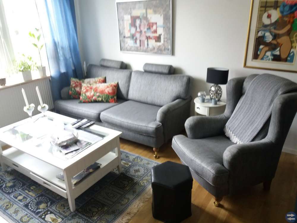 Soffa och fåtölj