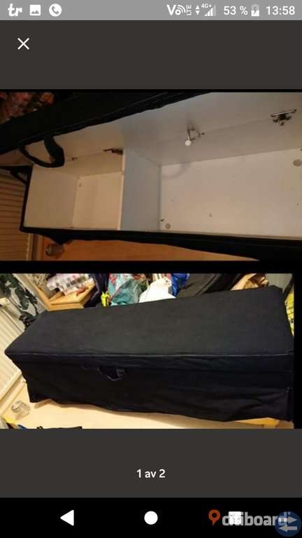 Ikea bänk med förvaring