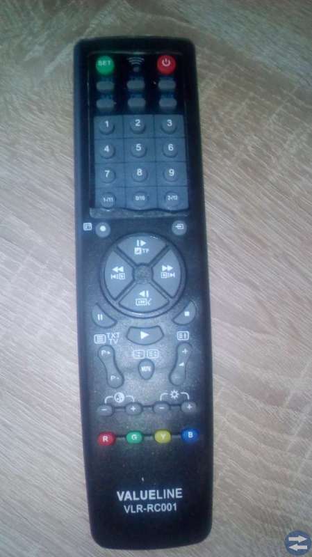 Tv vcr sat aux remote control universal