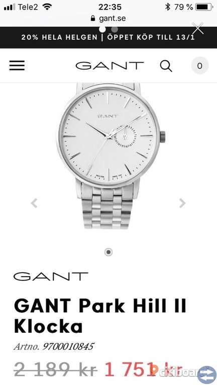 Gant klocka