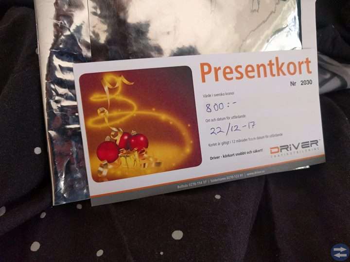 Presentkort Driver