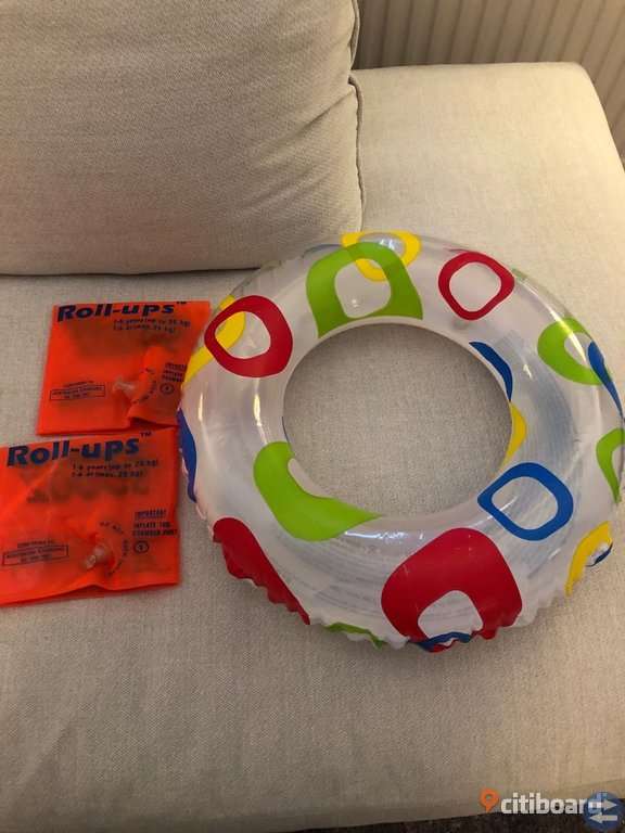 Badring och armpuffar bortskänkes