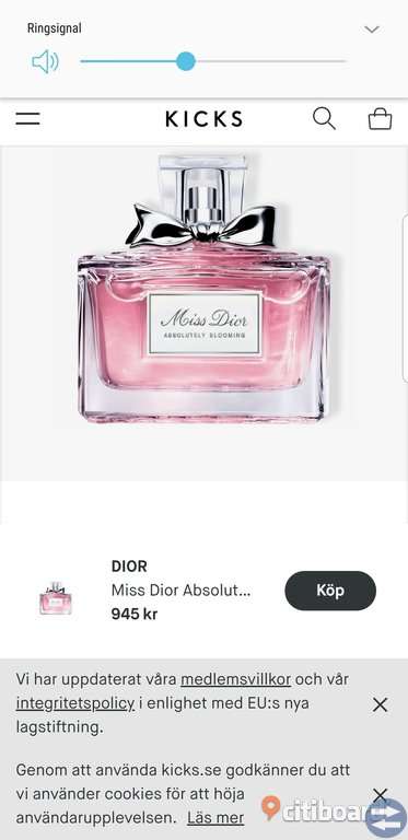 Dior Parfym oanvänd 50 ml