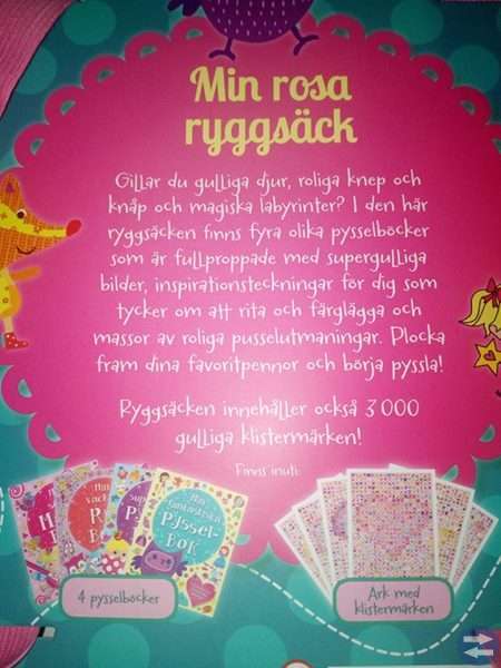 Pysselryggsäck