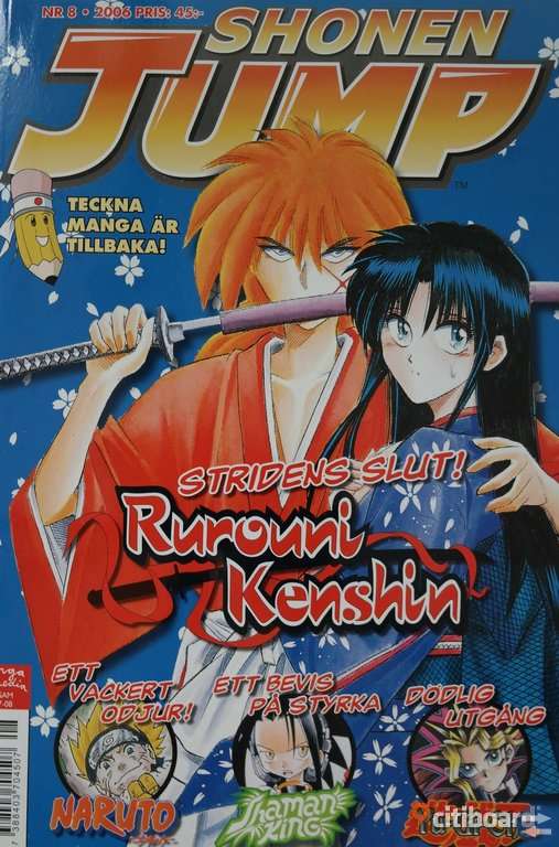 Shonen Jump, Nr 8, 2006, 44 kr