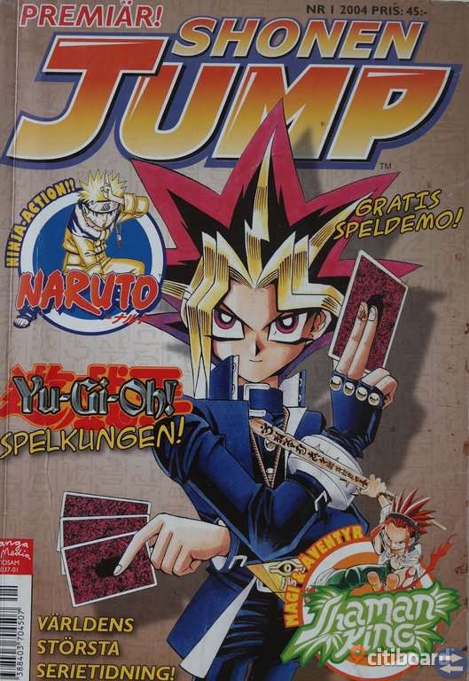 Shonen Jump, Premiär! Nr1, 2004, 44 kr