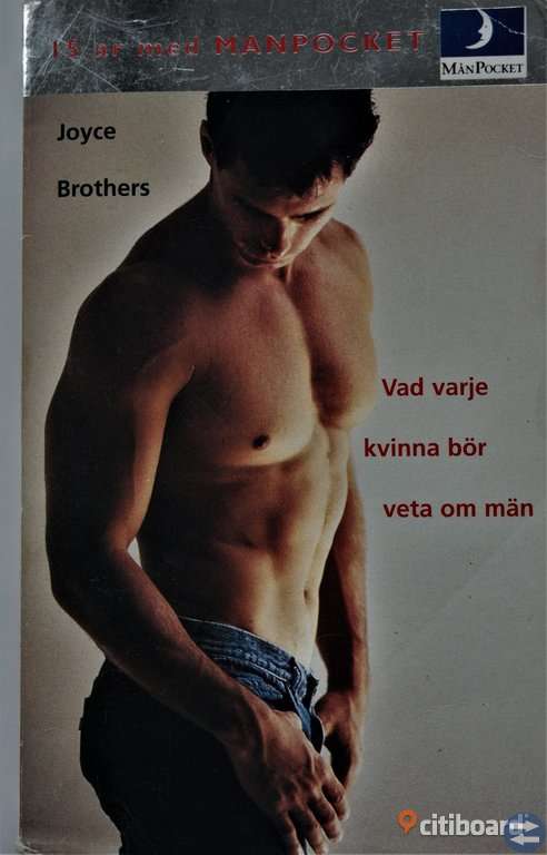 POCKET BOK Vad varje kvinna bör veta om män, av Joyce Brothers. 44 kr