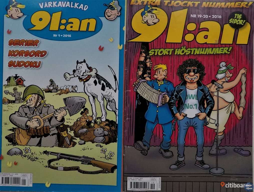 91:AN KARLSSON, Serietidning