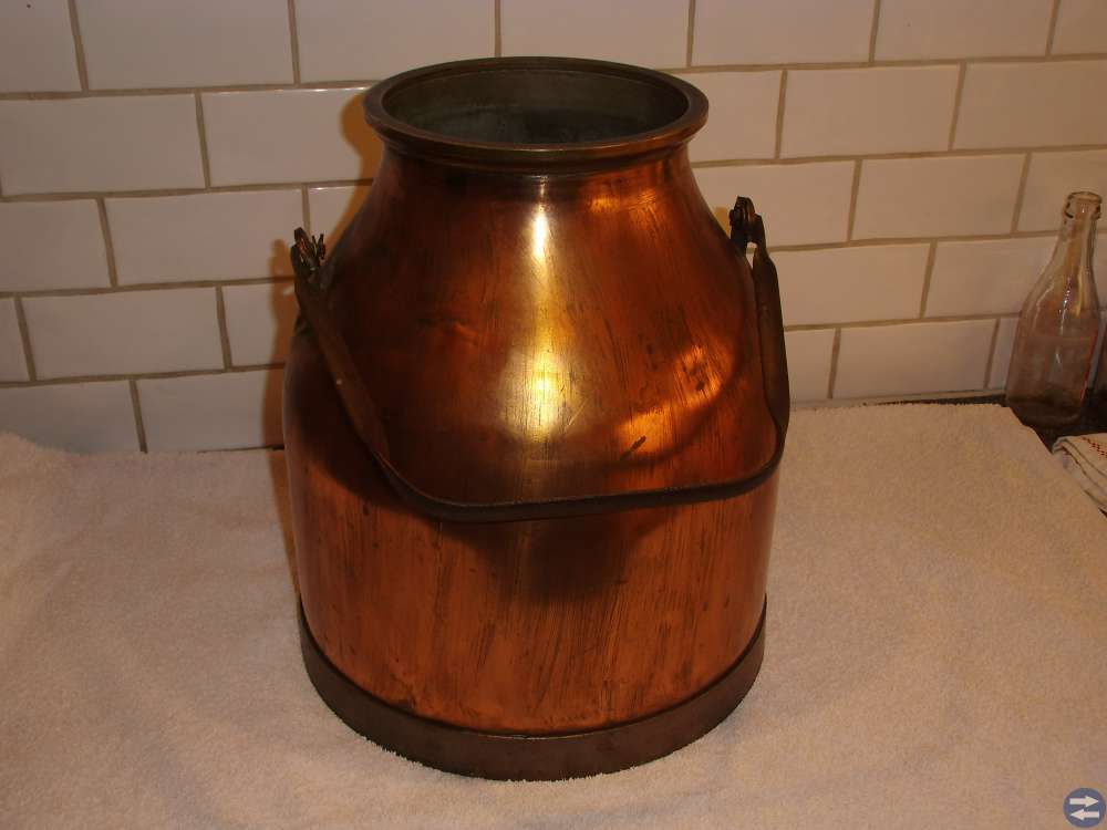Mjölkspann , Koppar