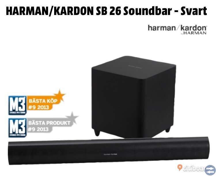 Harmon Kardon soundbar SB 26 + subwoofer