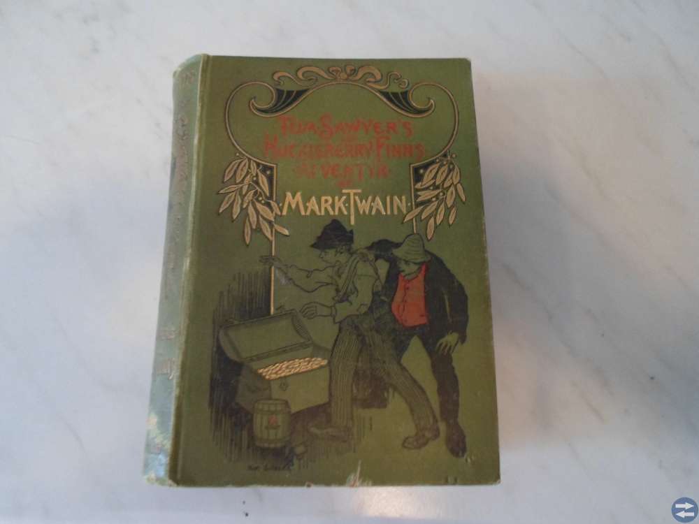 Mark Twain. Tom Sawyer och Huckleberry Finn.