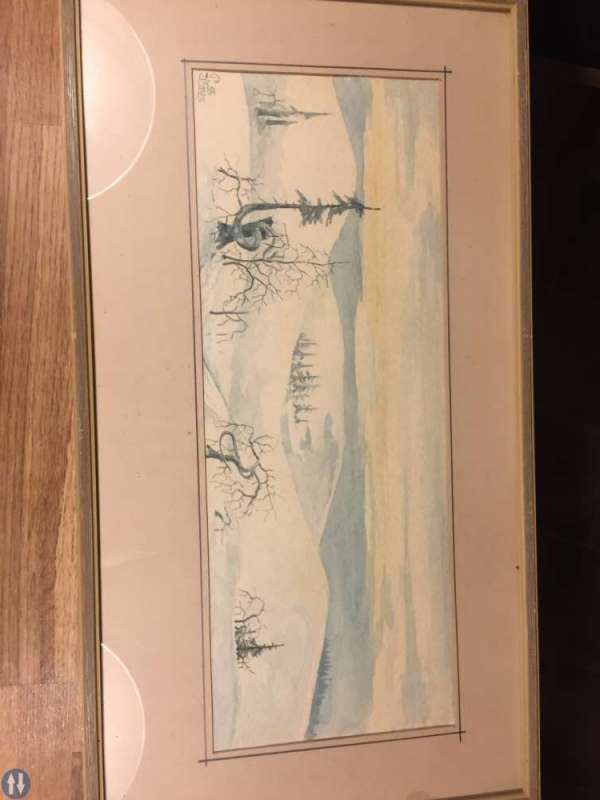 Akvarell av Simon