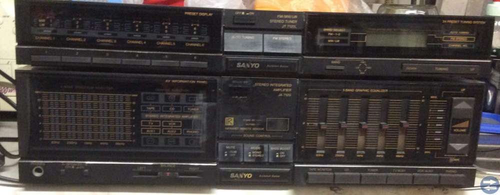 Förstärkare Amplifier Sanyo 7120 +digital Tuner