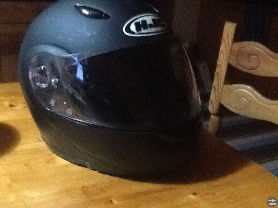 Skoter moped hjälm