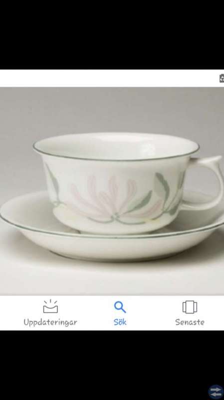 Gustavsbergs Caprifolium. Kaffeservice.