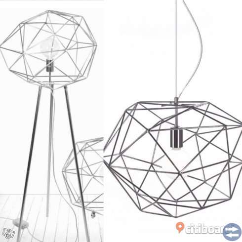 Golvlampa och taklampa Diamond