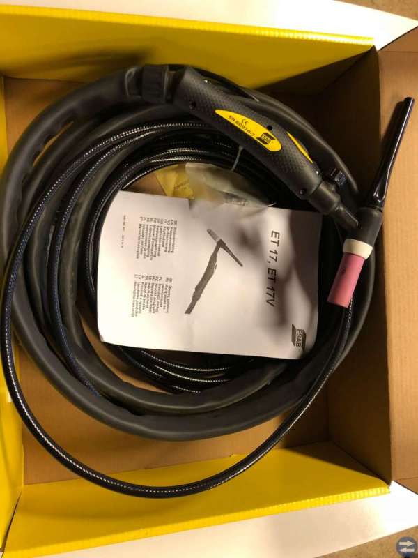 Tig-brännare ET17V till ESAB Rebel