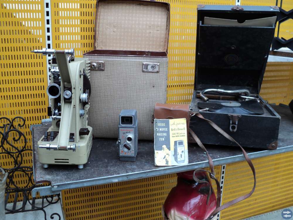 Retro projektor+filmkamera