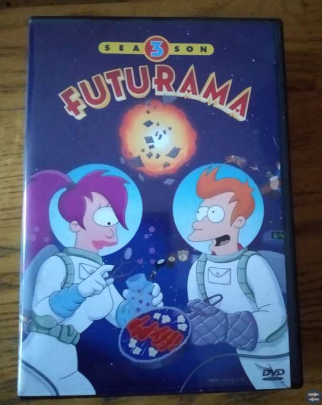 Säljes hela säsong 3 av Futurama på DVD