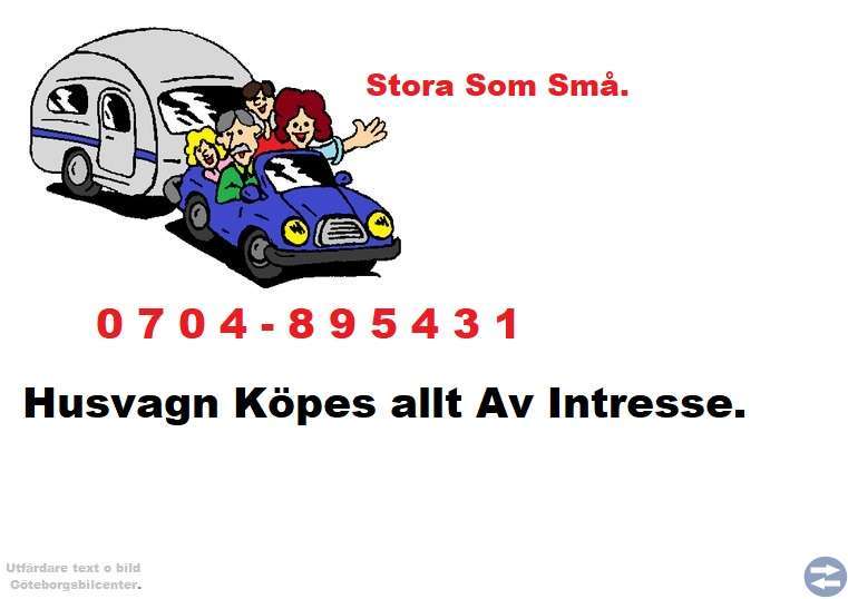 Husvagn Allt Av Intresse köpes