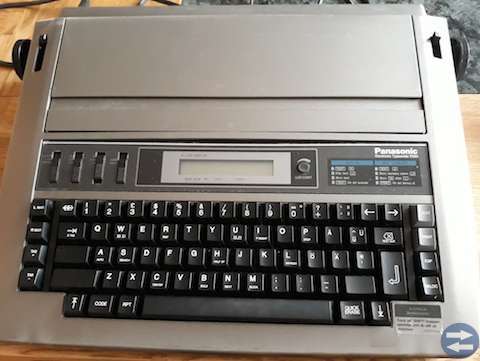 Panasonic elektrisk skrivmaskin