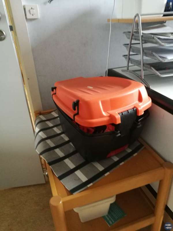 Toppbox till cykel
